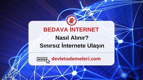 Bedava internet nasıl alınır?
