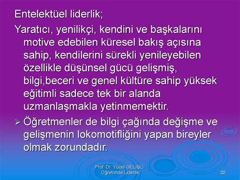 Bilgi Çağında Liderlik ve Öğrenme