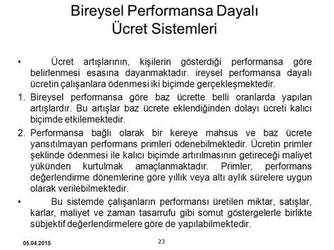 Bilgiye Dayalı Performans Değerlendirme Sistemleri