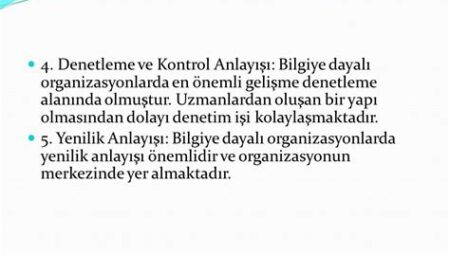 Bilgiye Dayalı Şirket Kültürü
