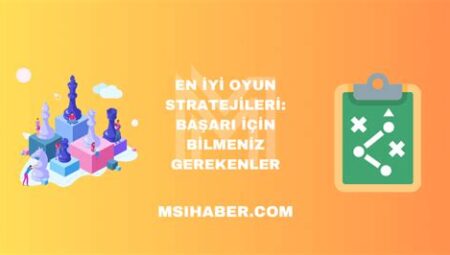 Oyun turnuvalarında başarı stratejileri
