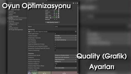 Oyunlarda grafik optimizasyonu teknikleri